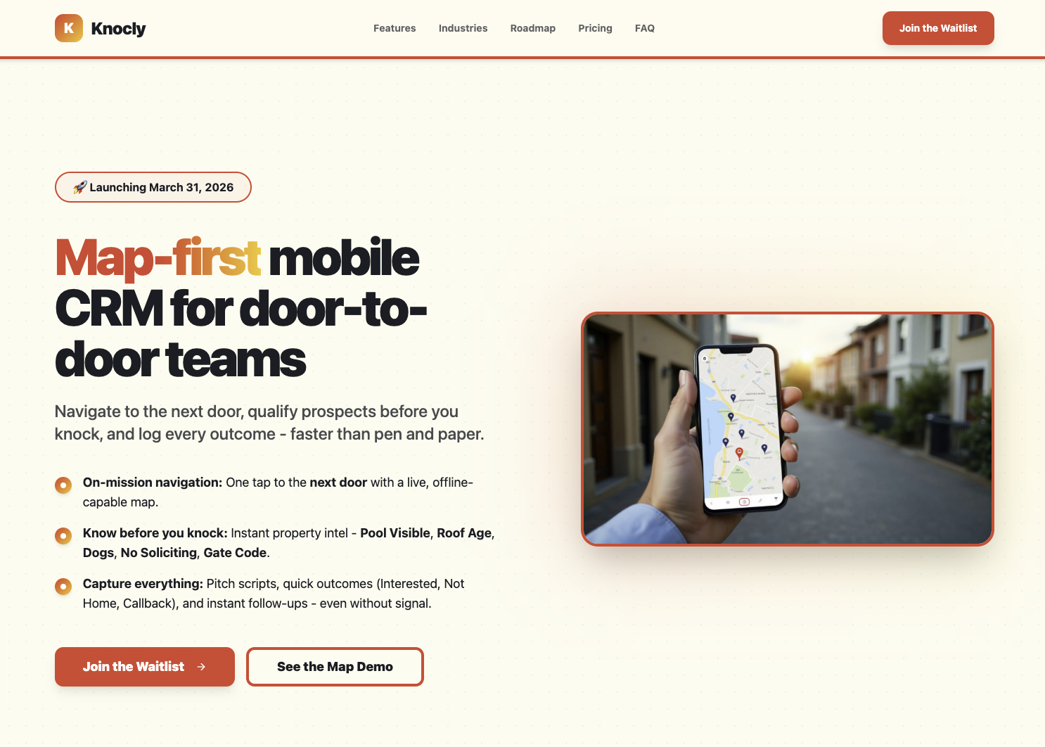 Knocly - Main product screenshot demonstrating key features and user interface