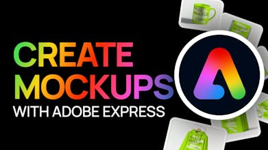 Create mockups in Adobe Express gallery image