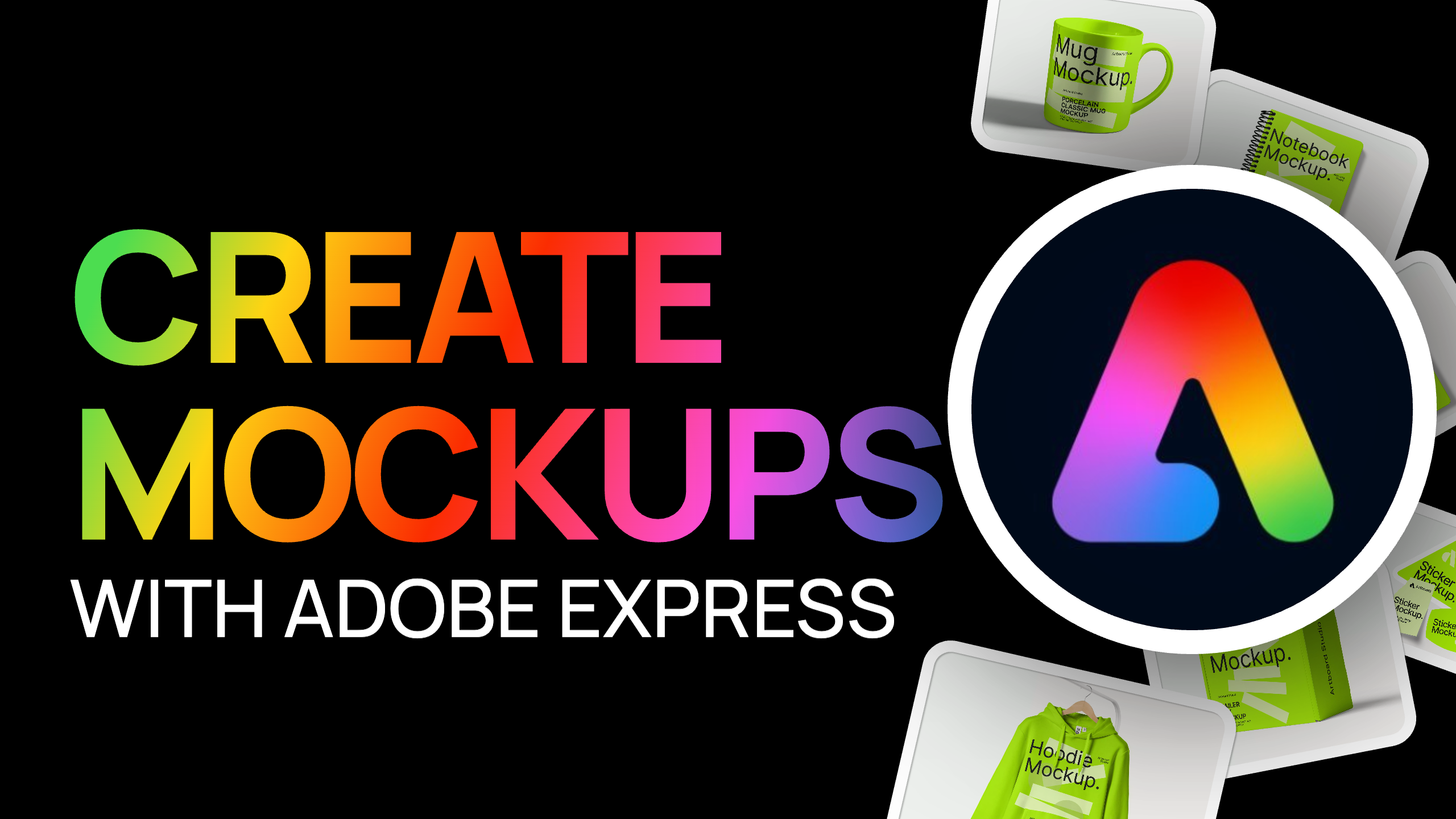 Adobe Express'te Mockups Oluştur medya 2