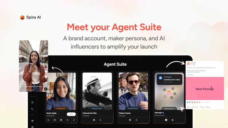 Spira for Product Hunt Makers screenshot 5