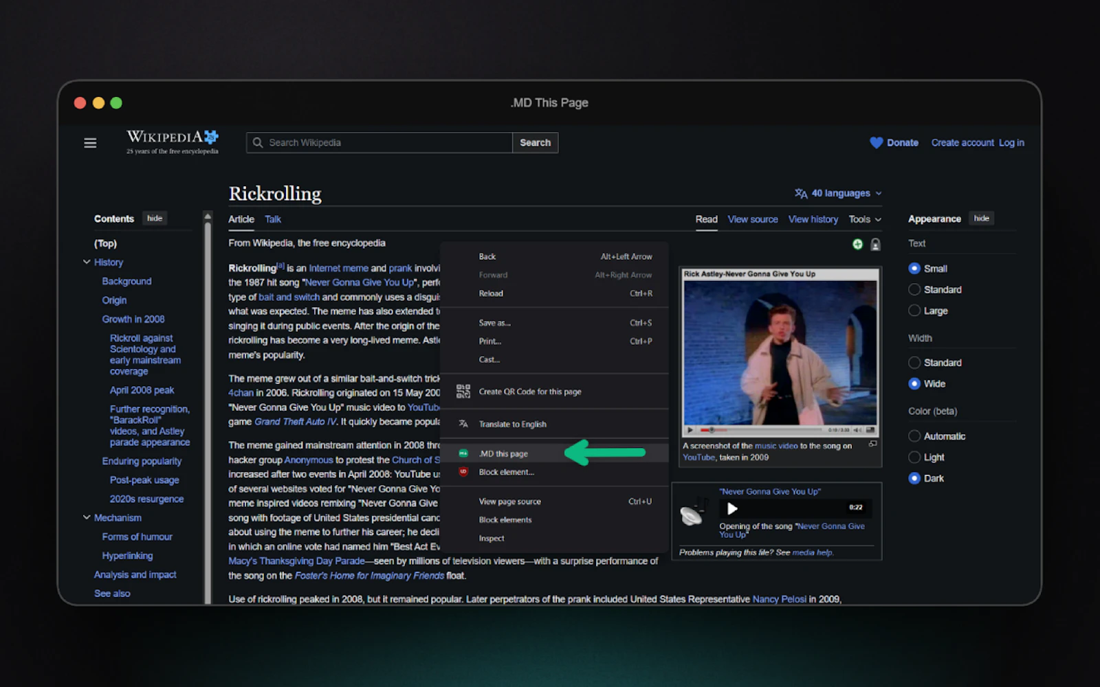 .MD This Page screenshot 3