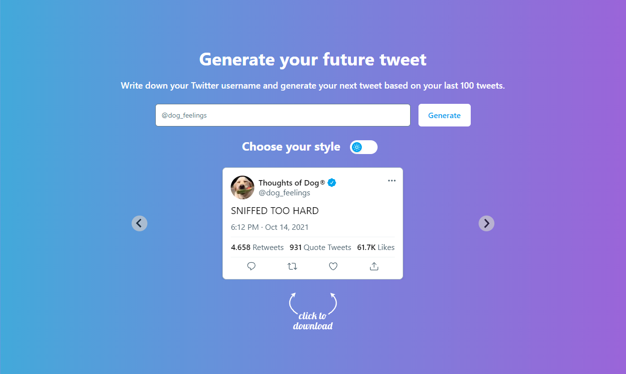 Tweetyai Generate Tweets Based On Your Twitter Activity Using Ai Product Hunt