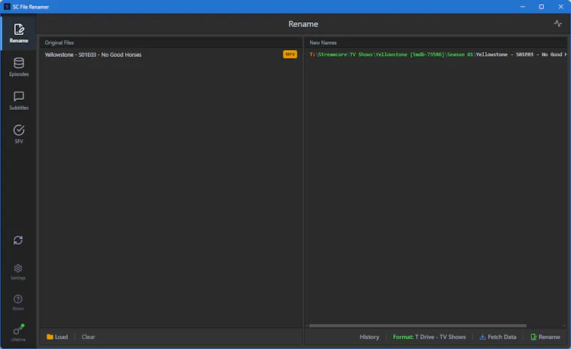 SC File Renamer screenshot 8