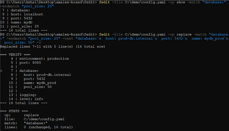 Edit any file, any language, CLI + MCP screenshot 5