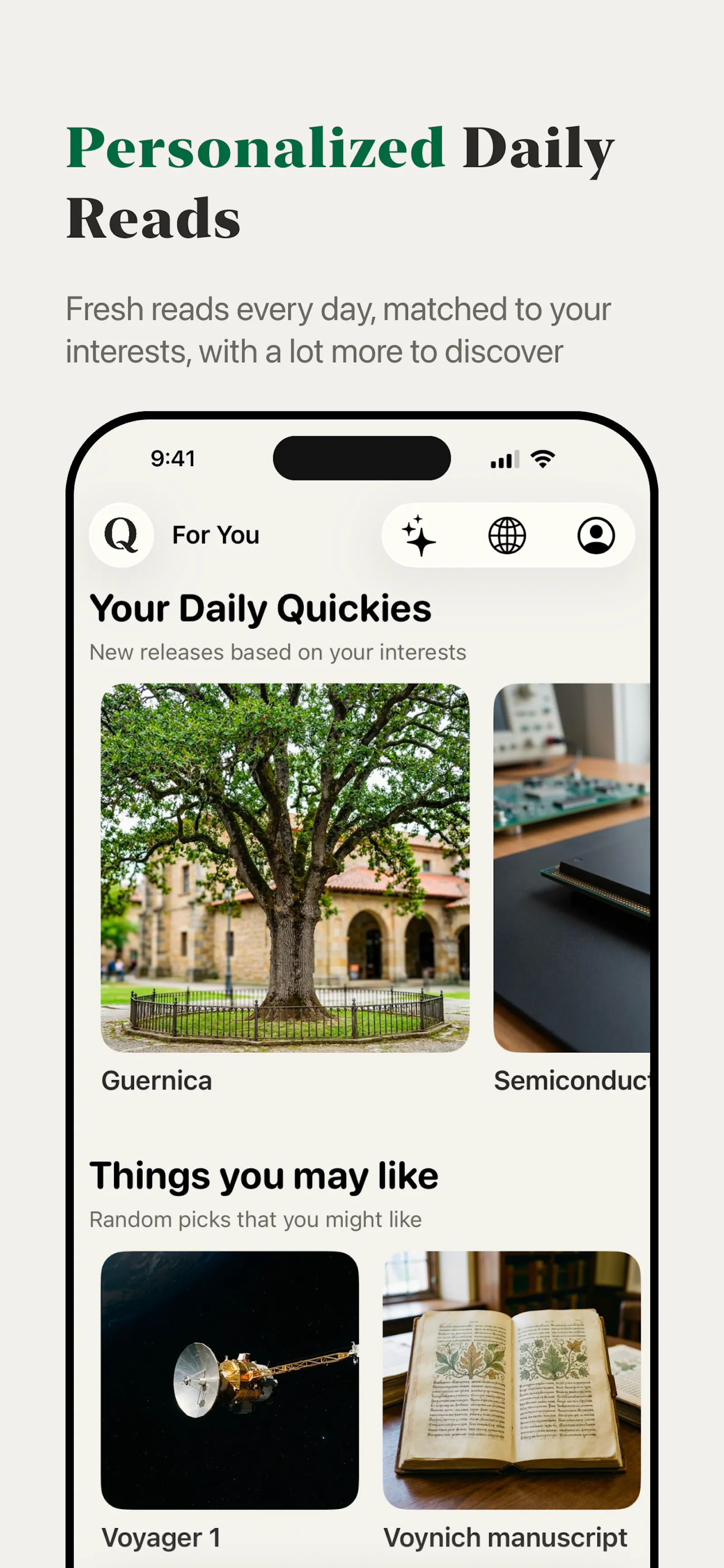 QuickyWiki - Daily Summaries screenshot 2