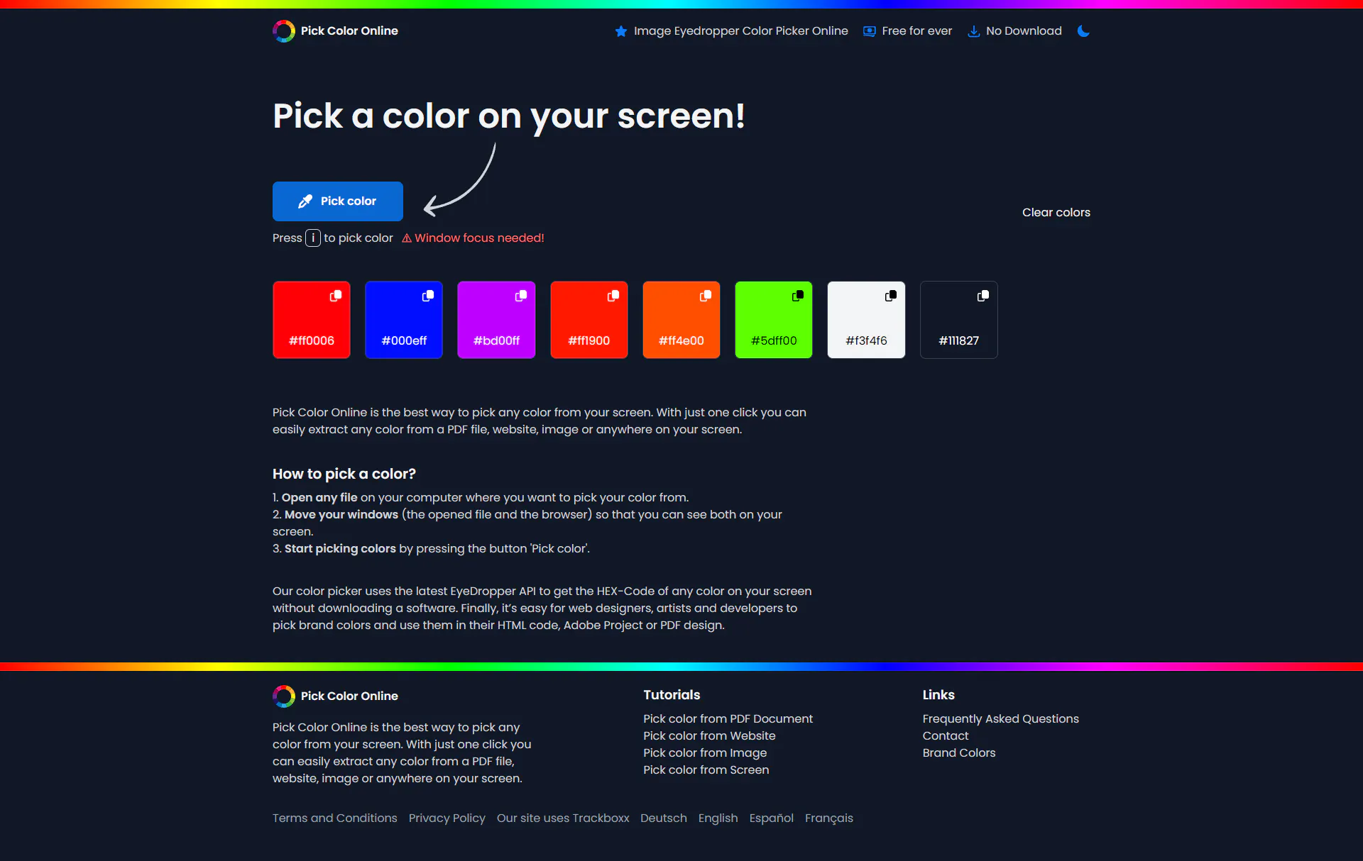 Pick Color Online gallery image