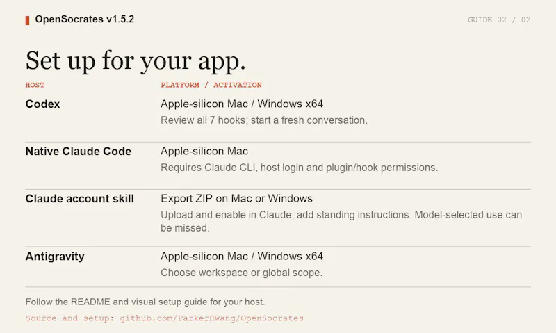 OpenSocrates screenshot 1