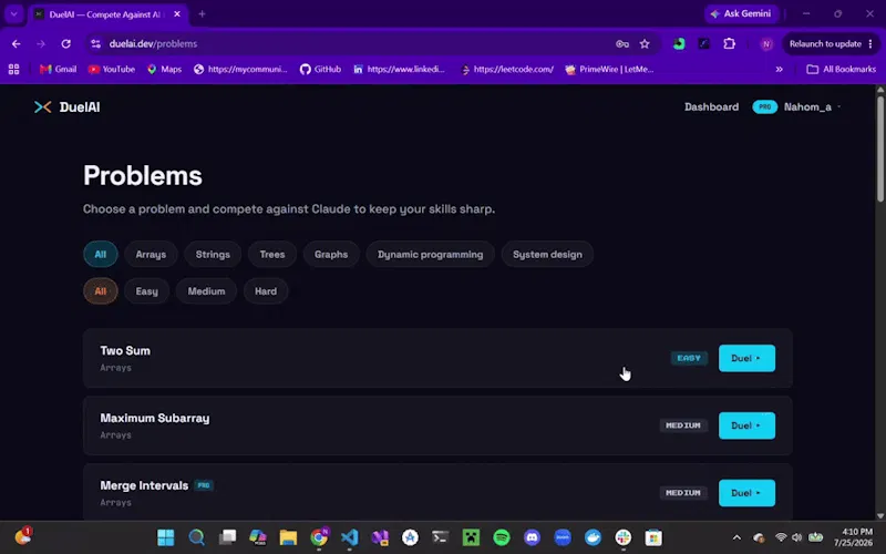 DuelAI: Compete against AI to stay sharp screenshot 1 (video preview)