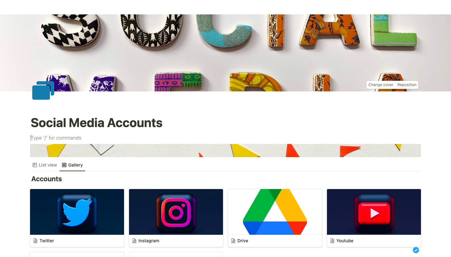 Student Club & Societies Notion Template gallery image