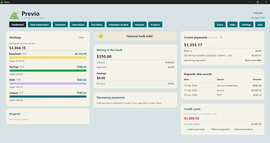 Previo Budget gallery image