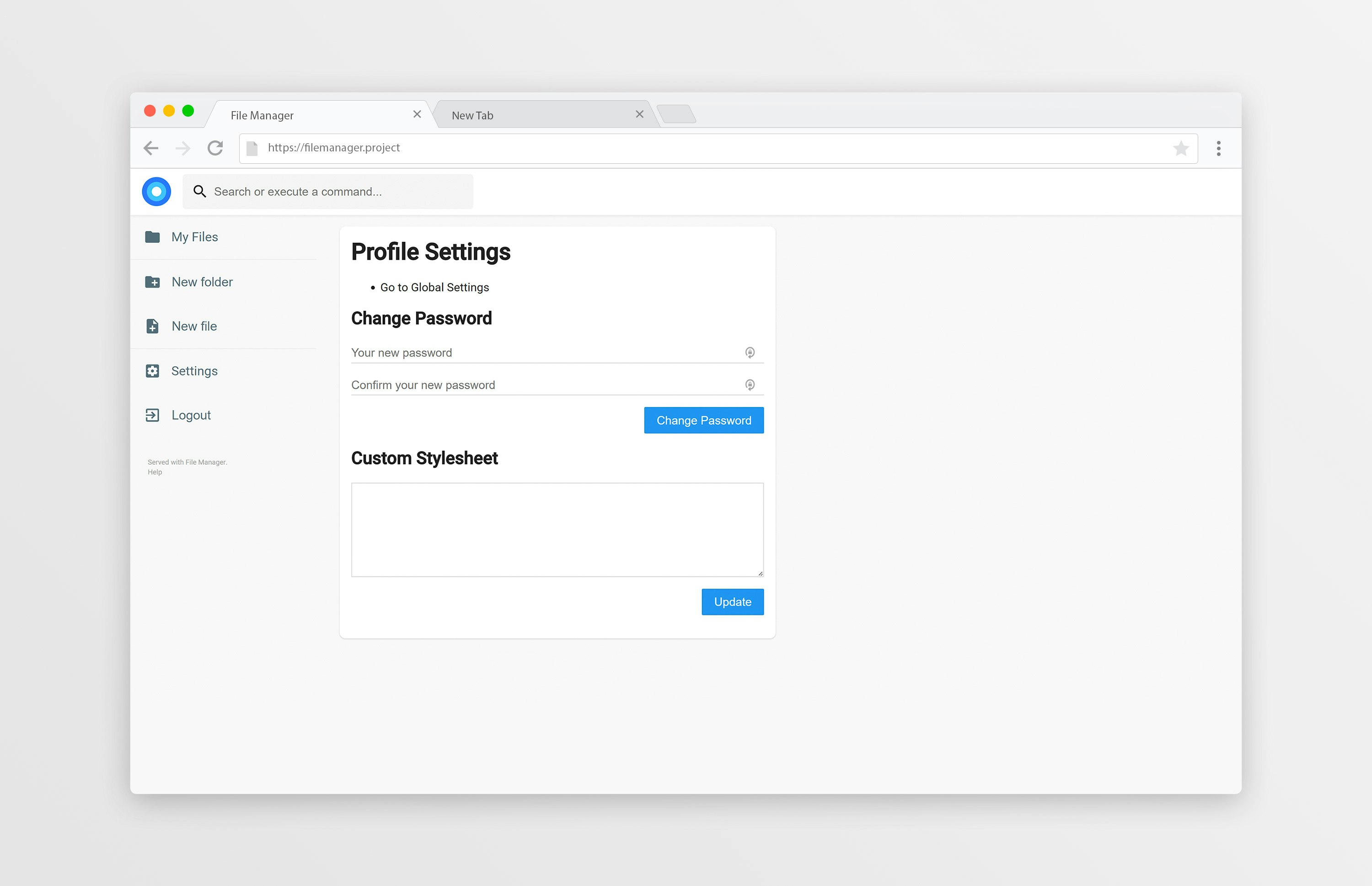 File Manager gallery image