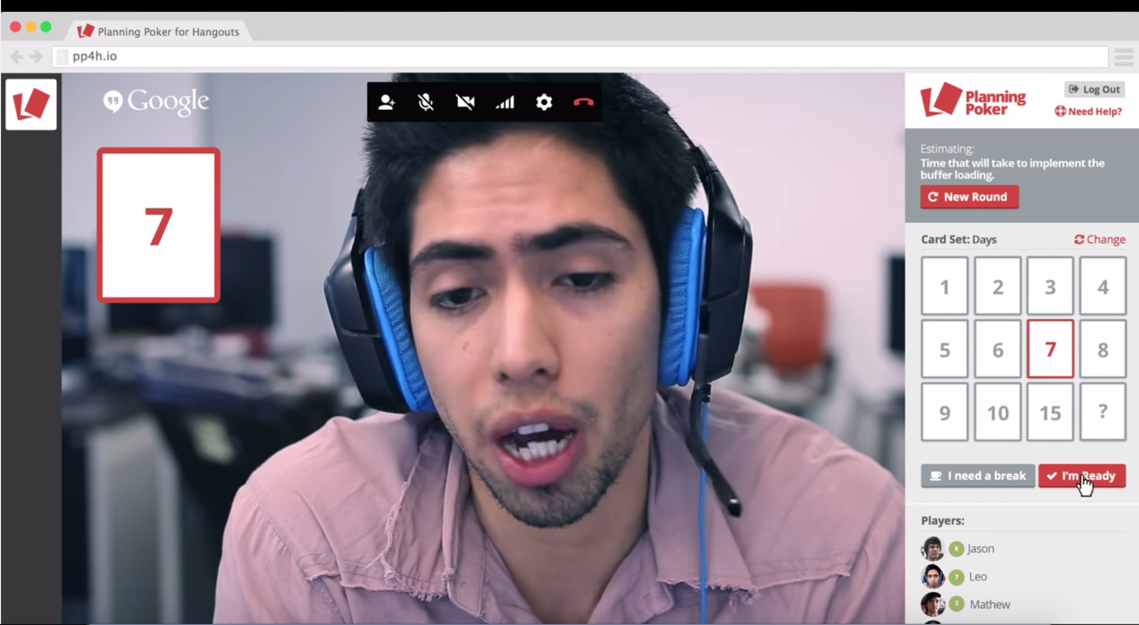 Planning Poker for Hangouts gallery image