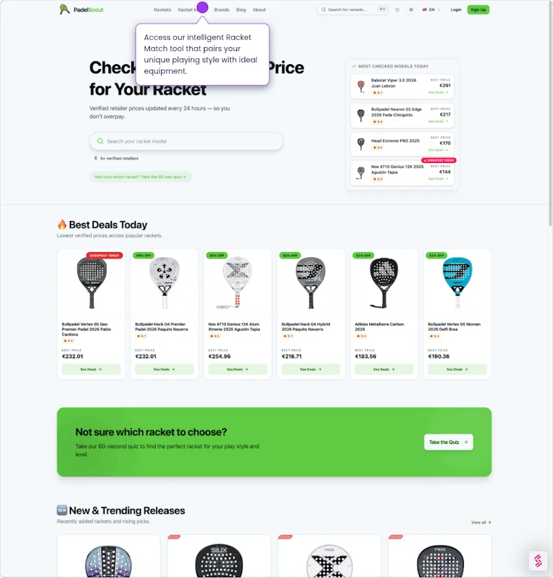 PadelScout screenshot 1