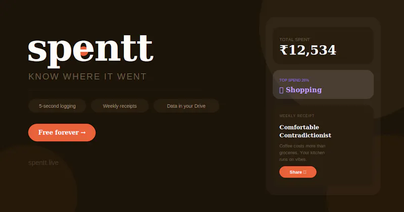 Spentt screenshot 2