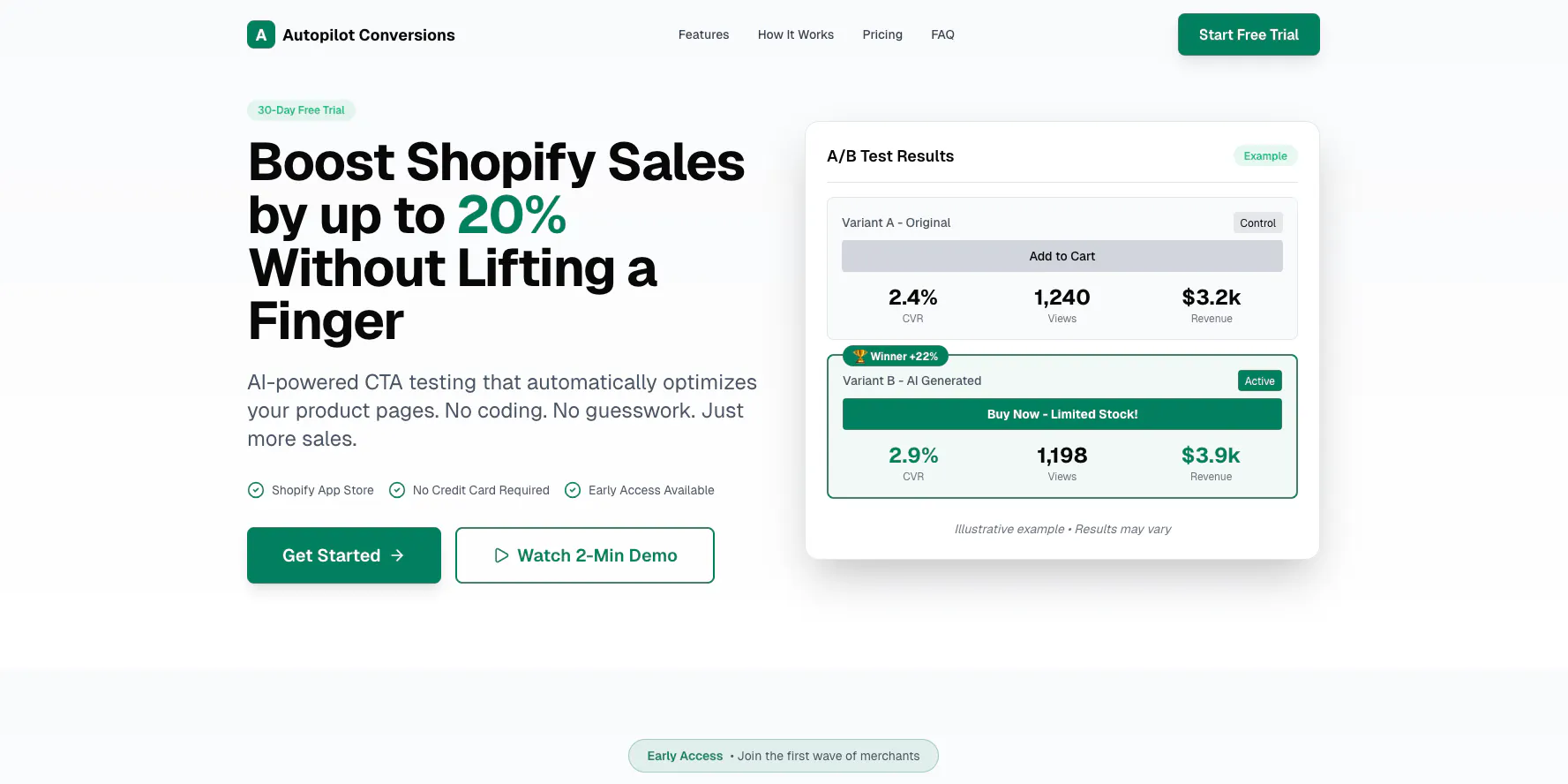 Autopilot Conversion product banner