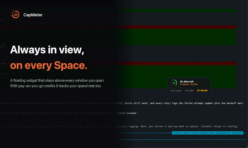 CapMeter screenshot 2