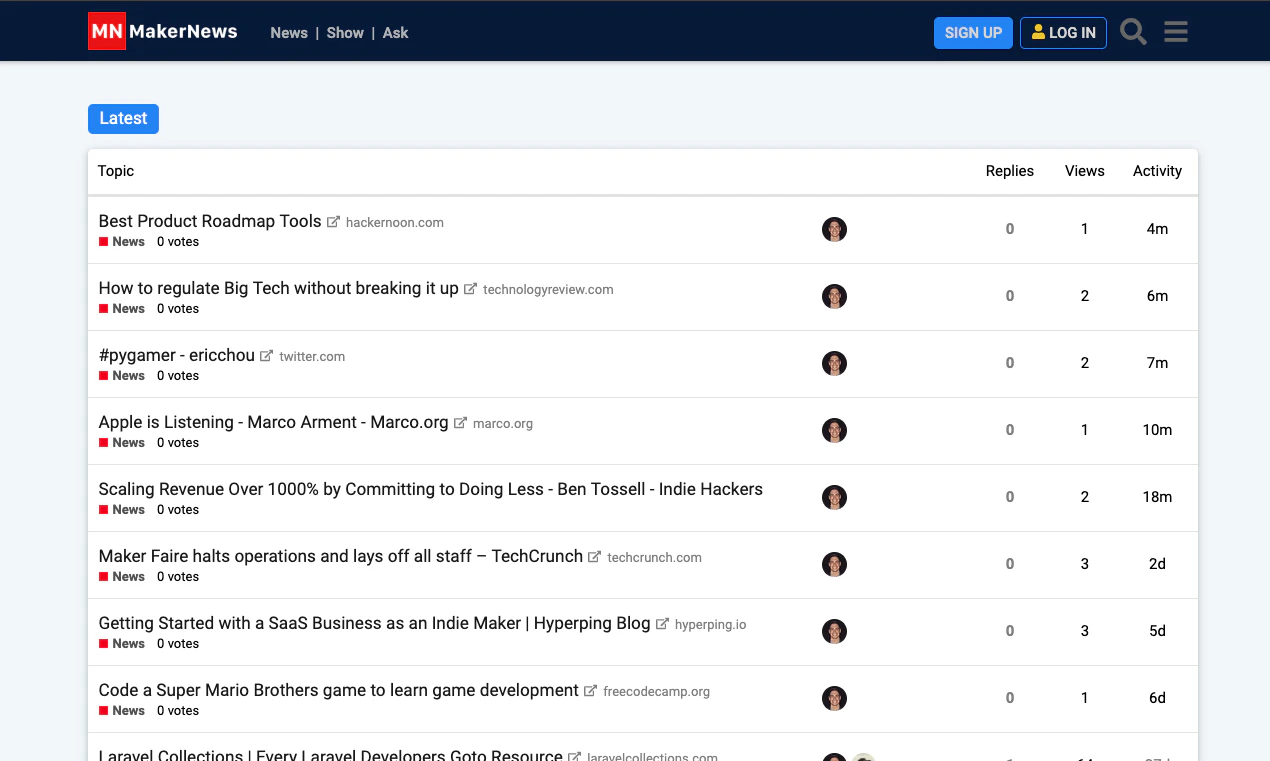 MakerNews.io Image