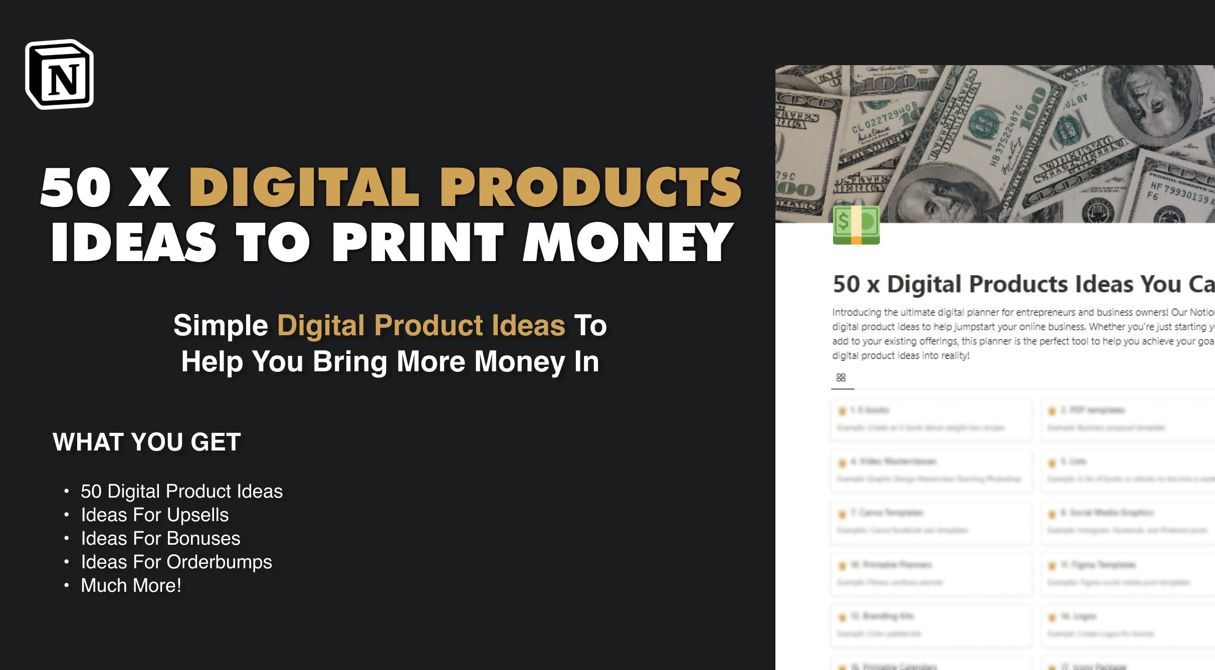 50x Digital Products Ideas To Make Money media 1