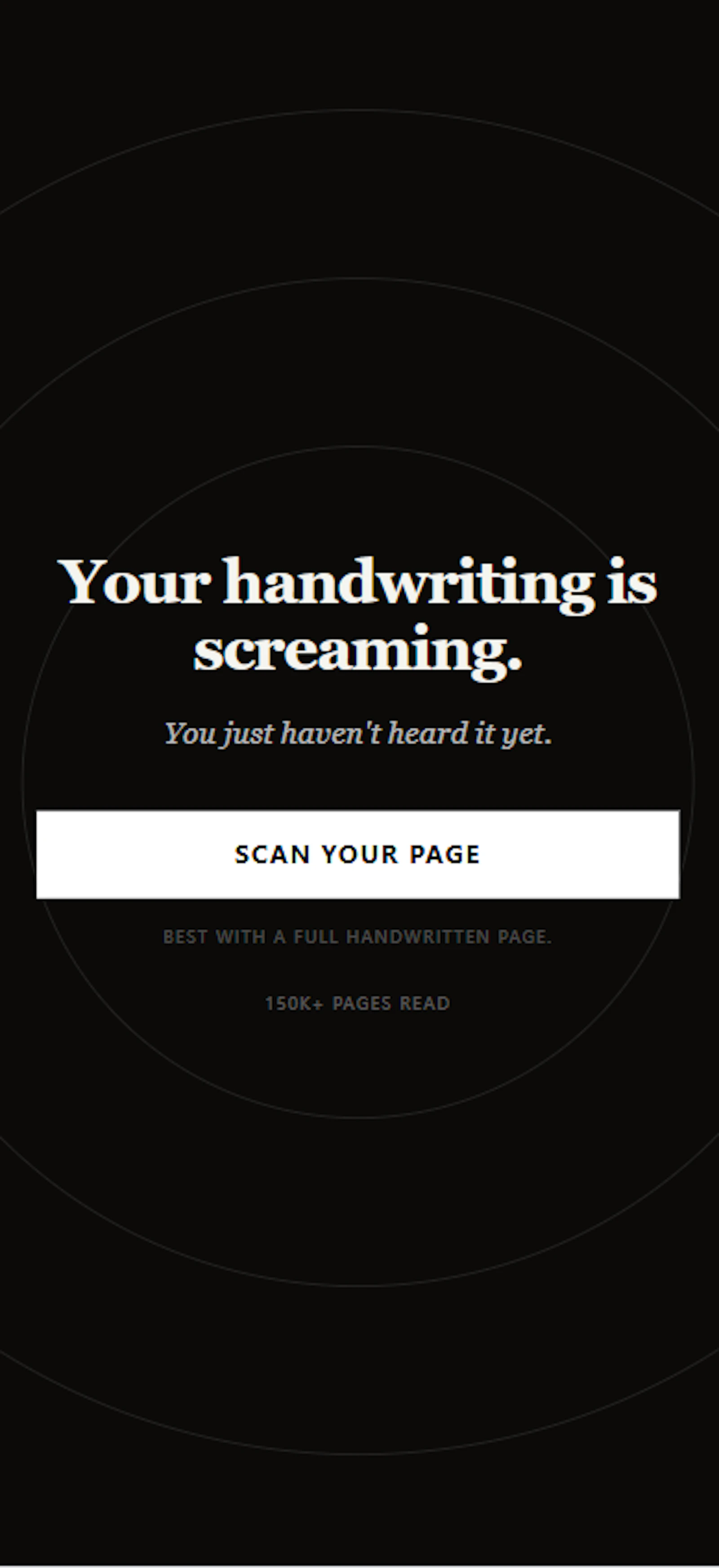 Handwriting Reading screenshot 1