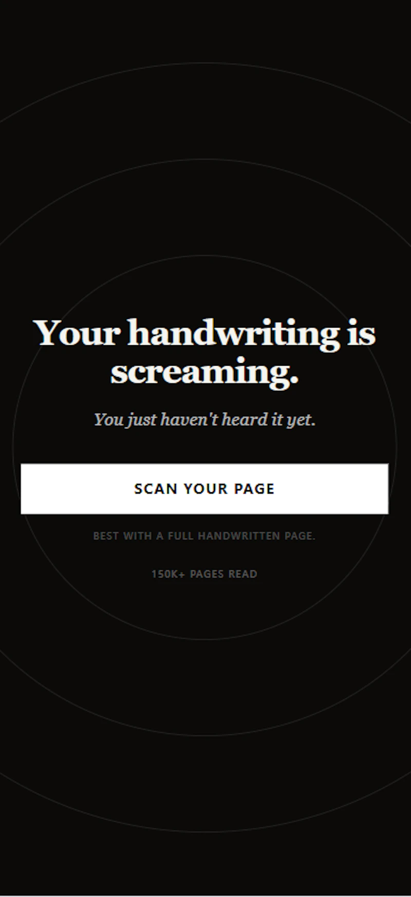 Handwriting Reading screenshot 1