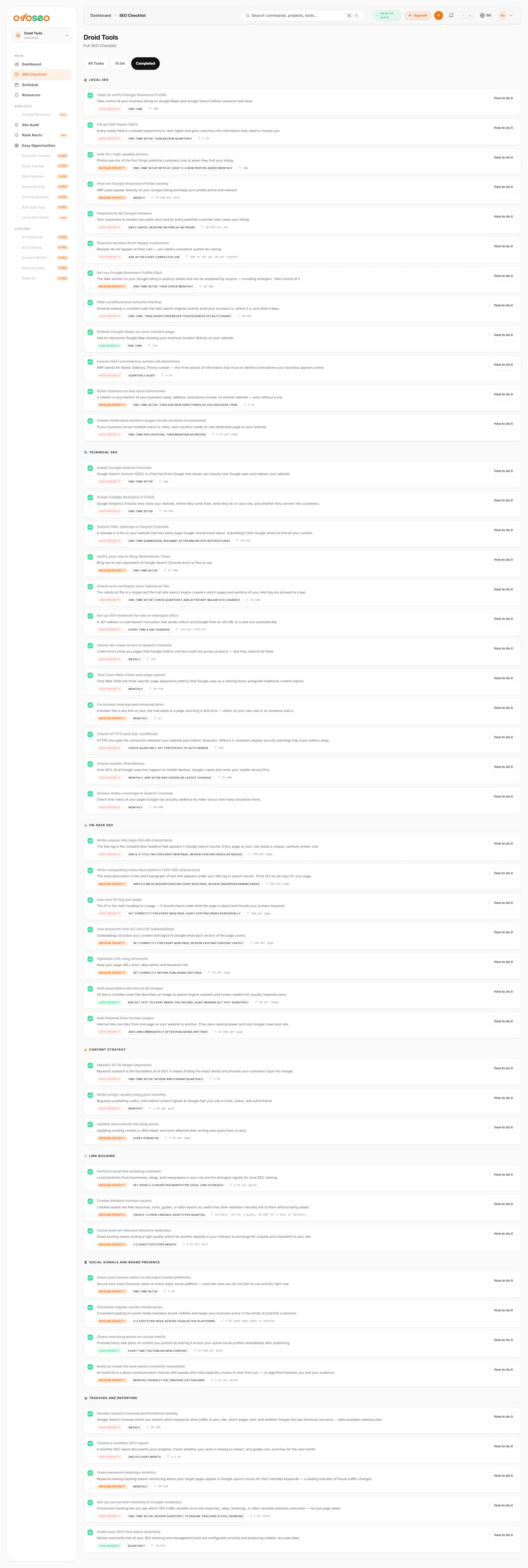 OVOSeo screenshot 2