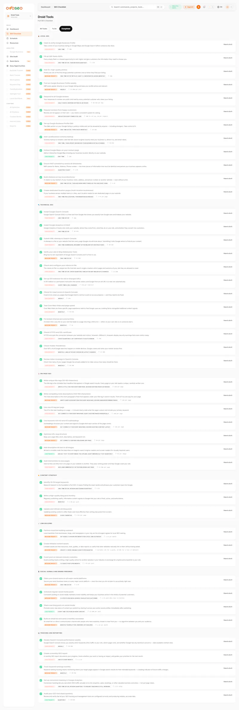 OVOSeo screenshot 2