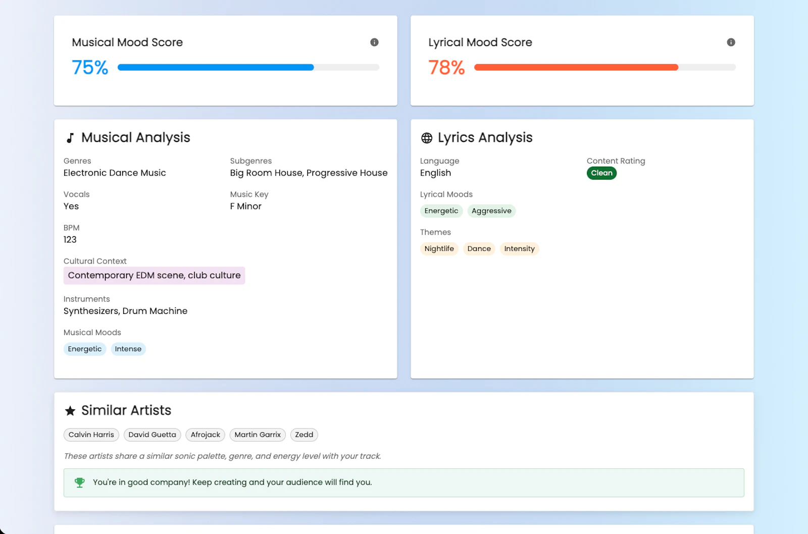 DropTrack Music Analyzer screenshot 5