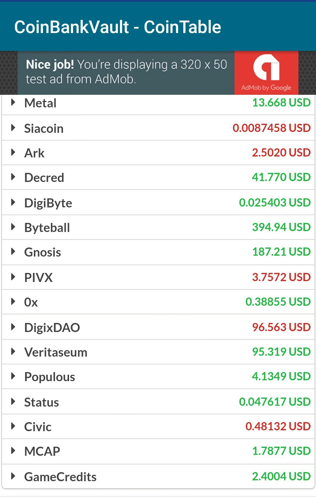 CryptoCurrencie - Coin Market Table gallery image
