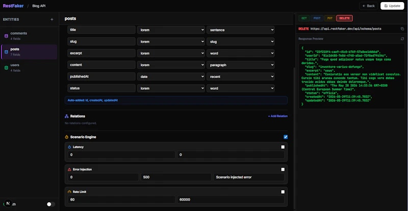 Rest Faker screenshot 1
