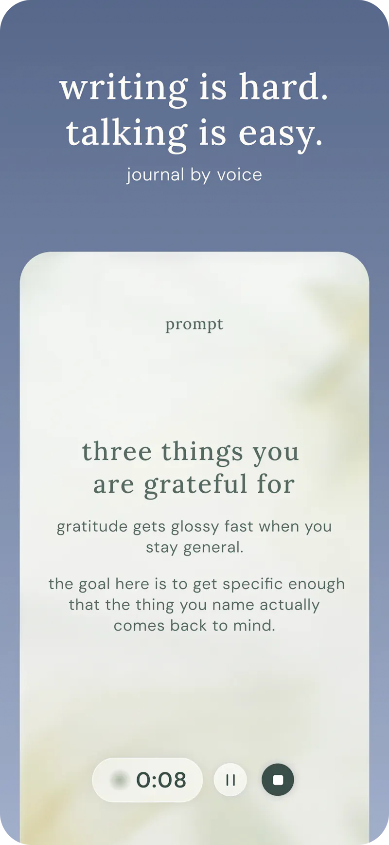 Joice: Journal by Conversations screenshot 1