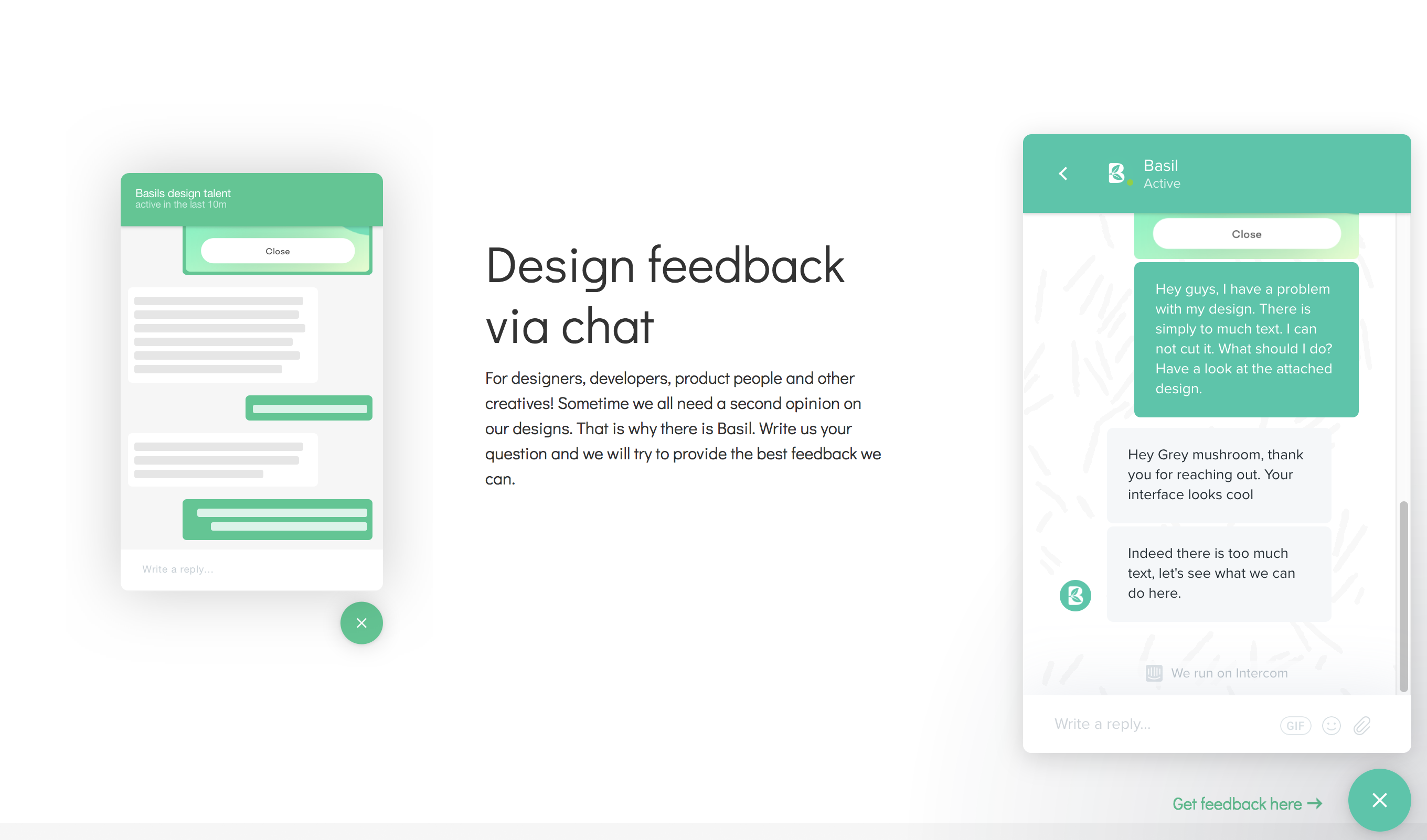 Basil Chat gallery image