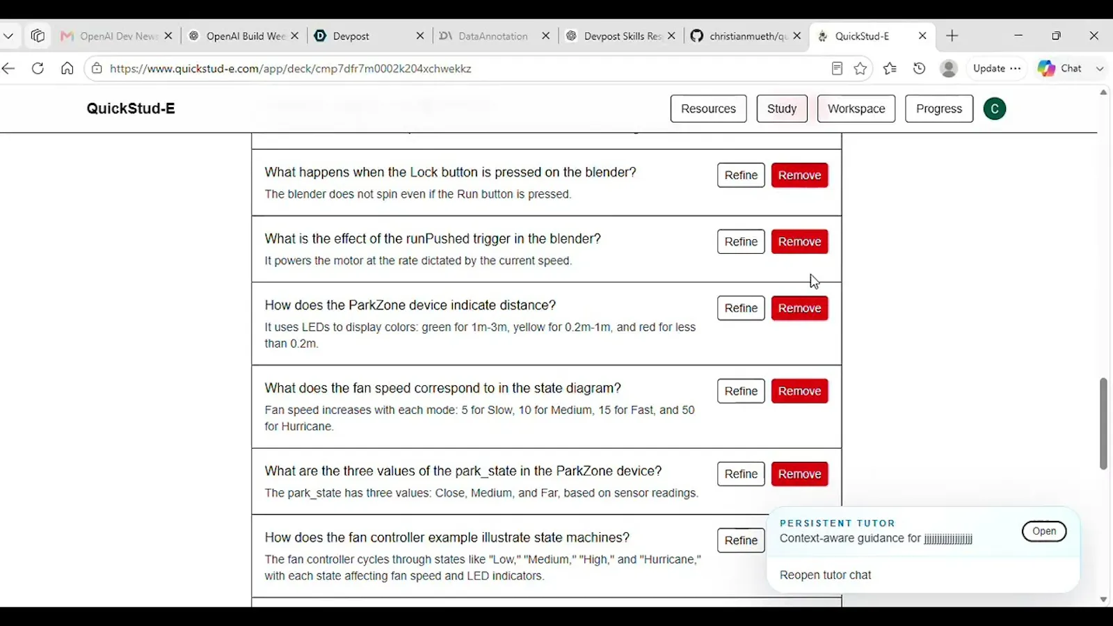 quickstud-e screenshot 1 (video preview)