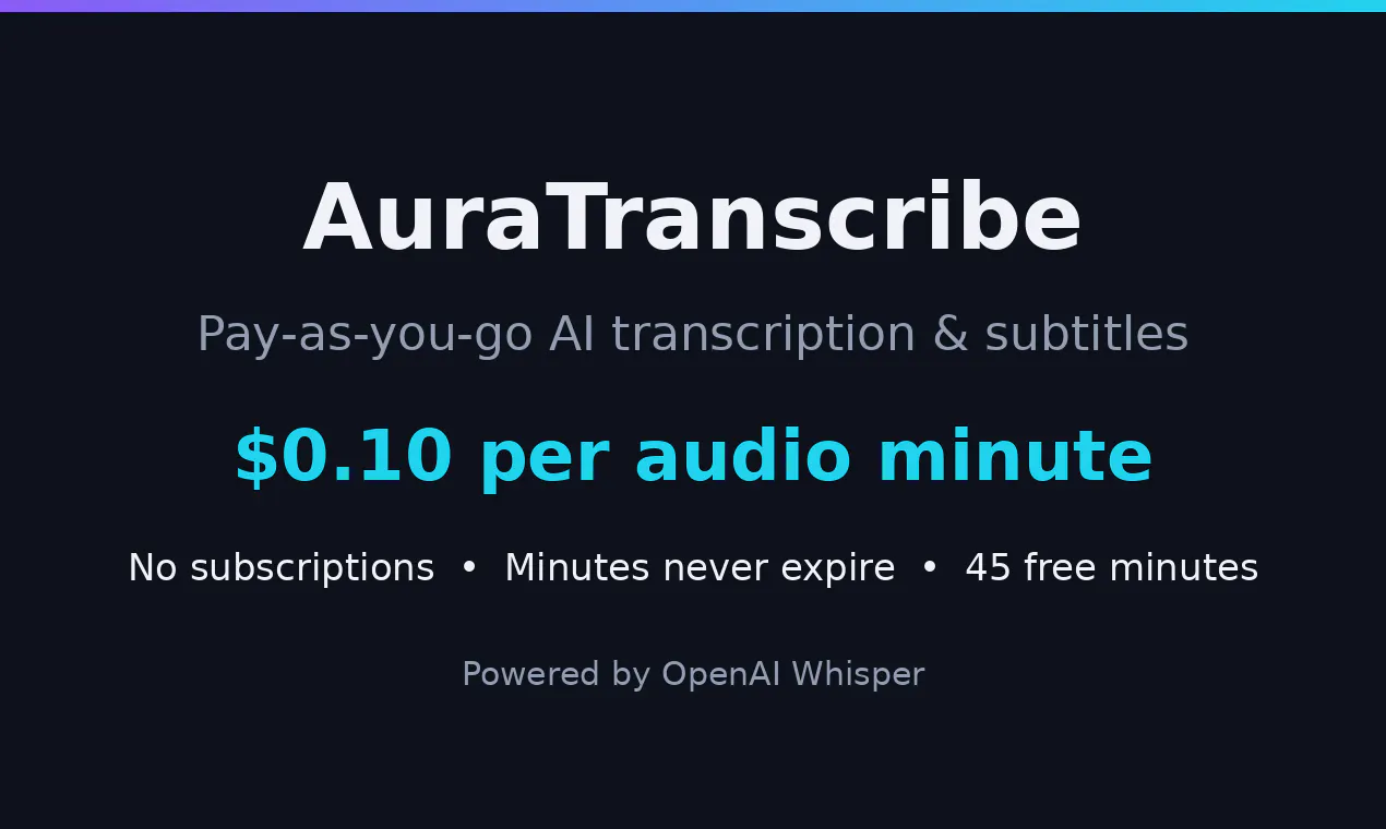 AuraTranscribe gallery image