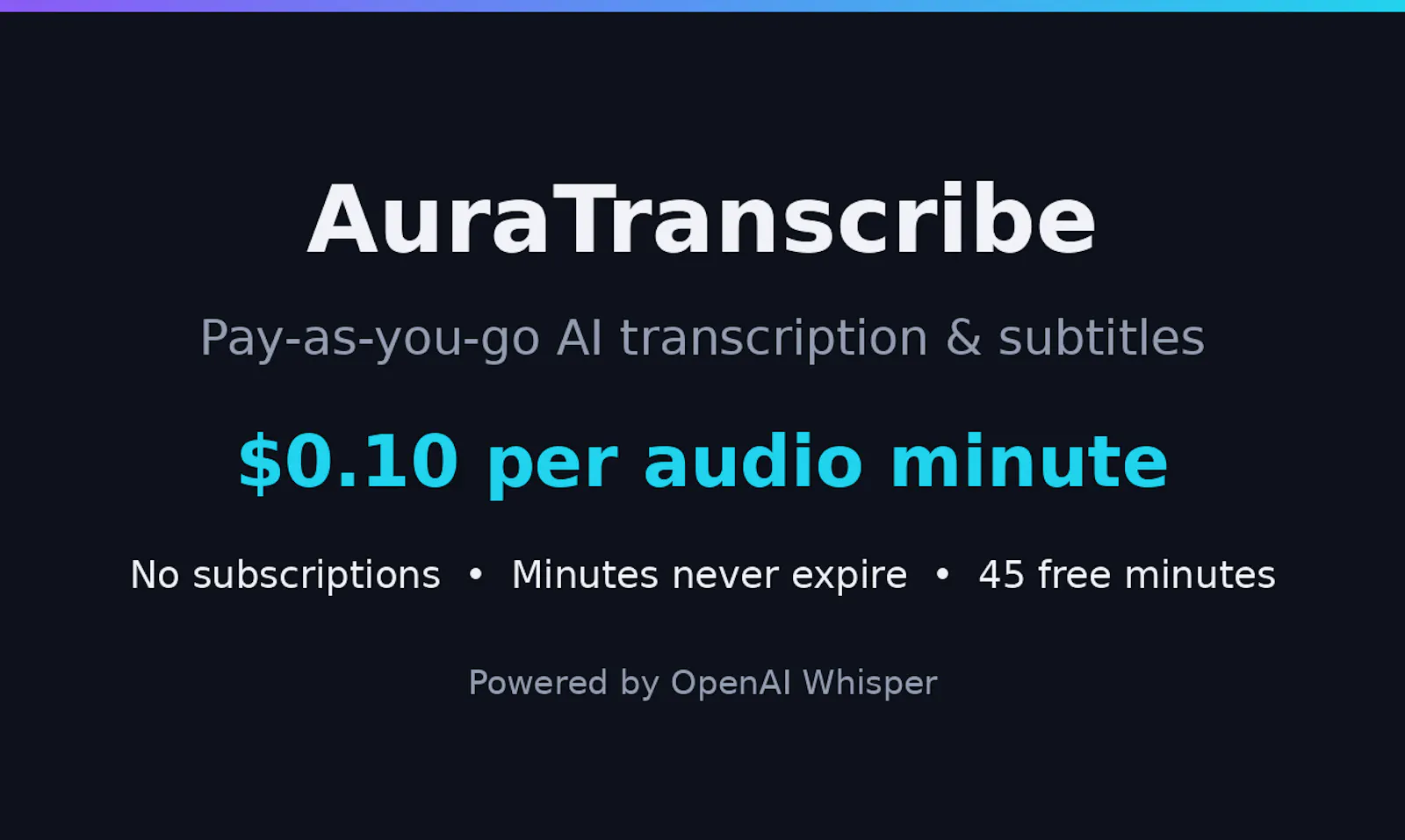 AuraTranscribe screenshot 3