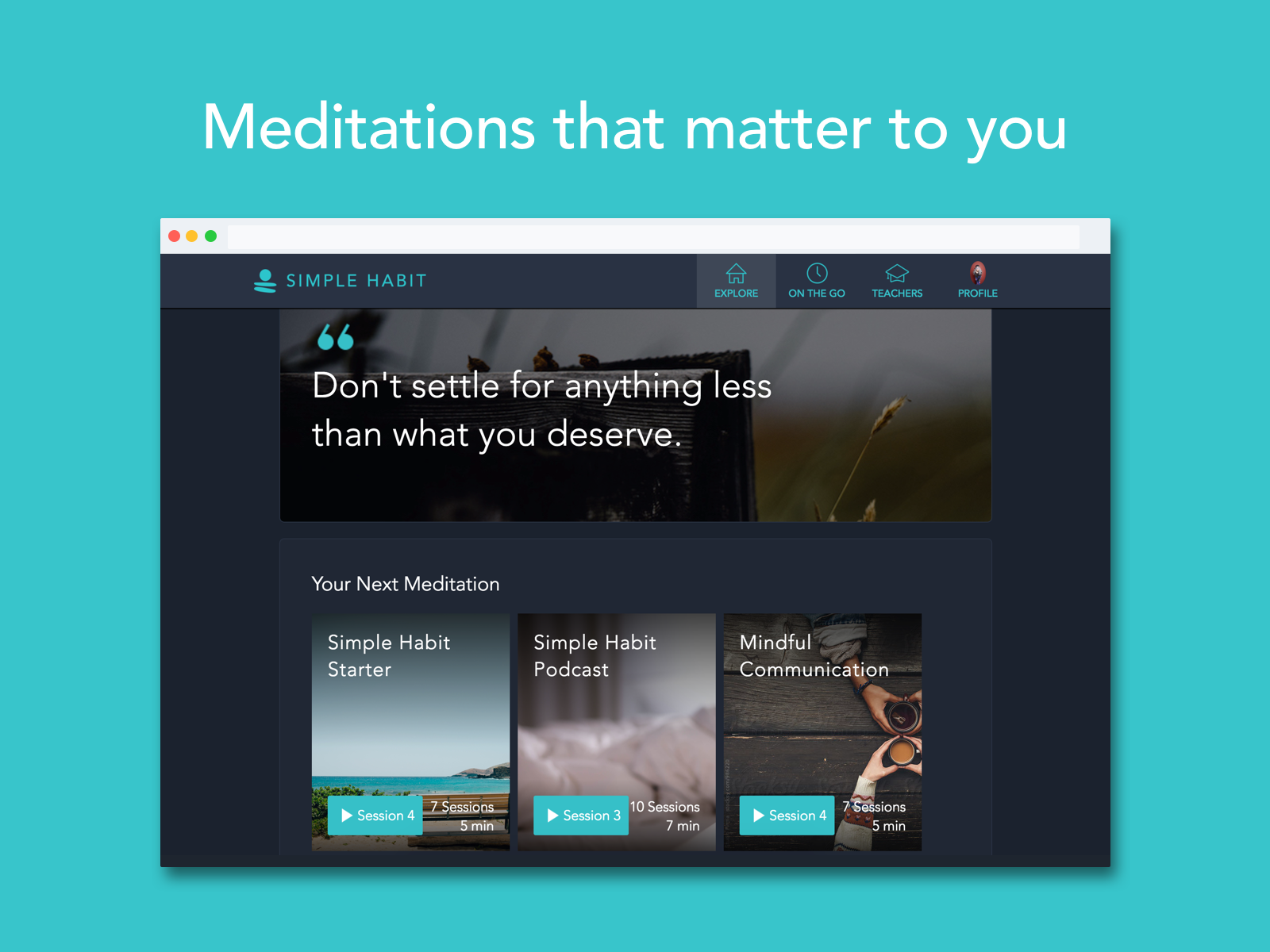 Simple Habit, now for Web gallery image