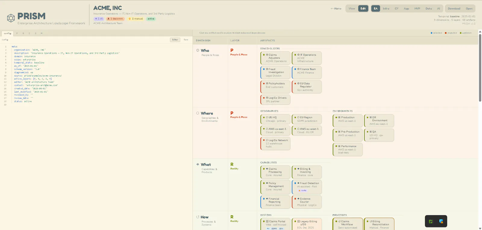 PRISM Framework screenshot 3