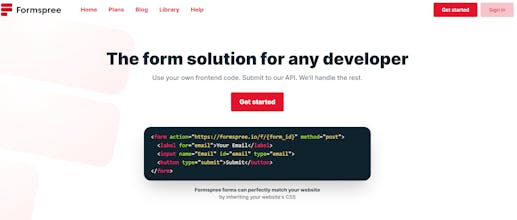 Formspree gallery image