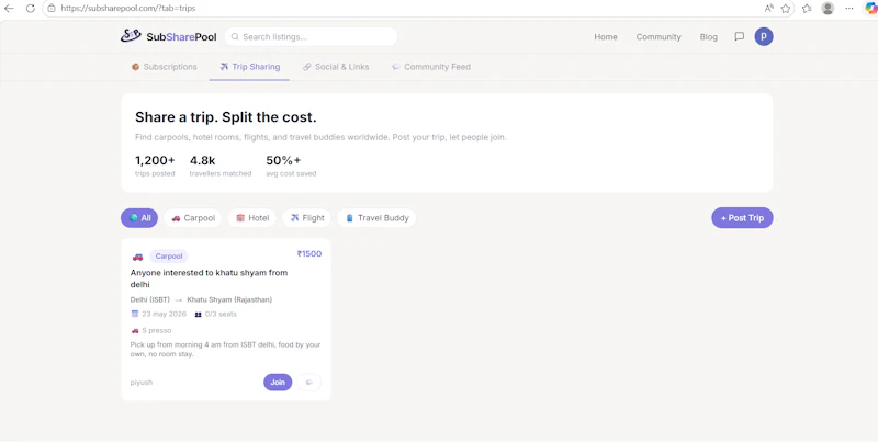SubSharePool screenshot 4