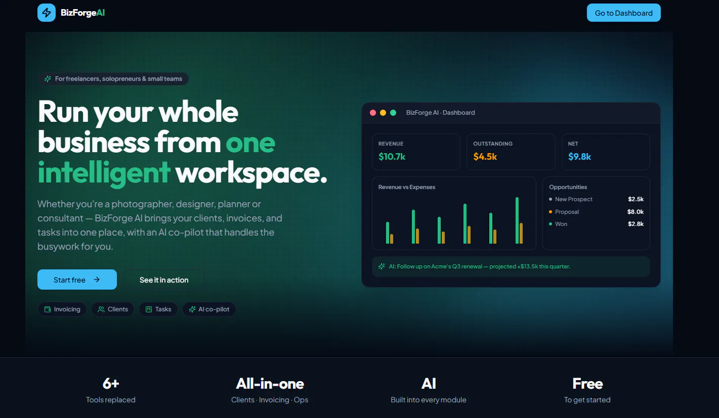 BizForgeAI — Forge Your Path gallery image
