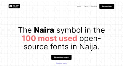The Naira in Fonts gallery image