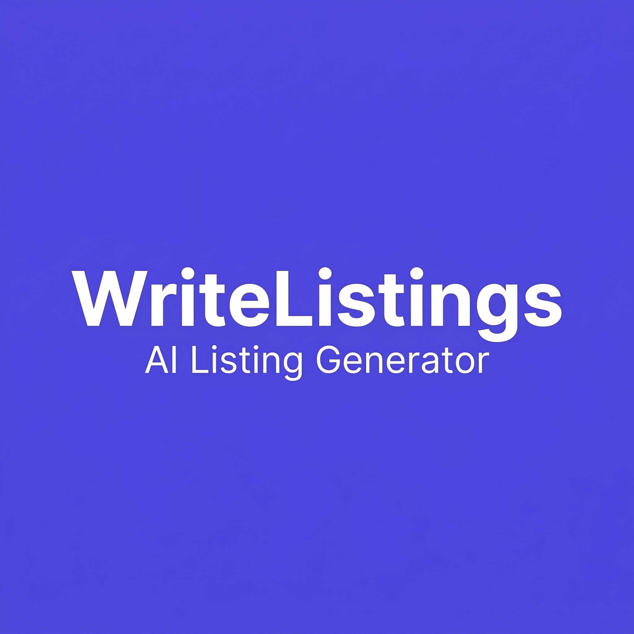 WriteListings - Product Hunt launch logo and brand identity