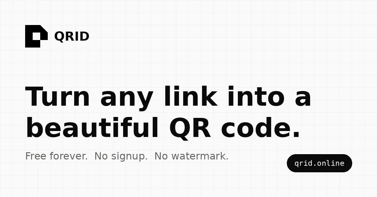 QRID 대표 미리보기