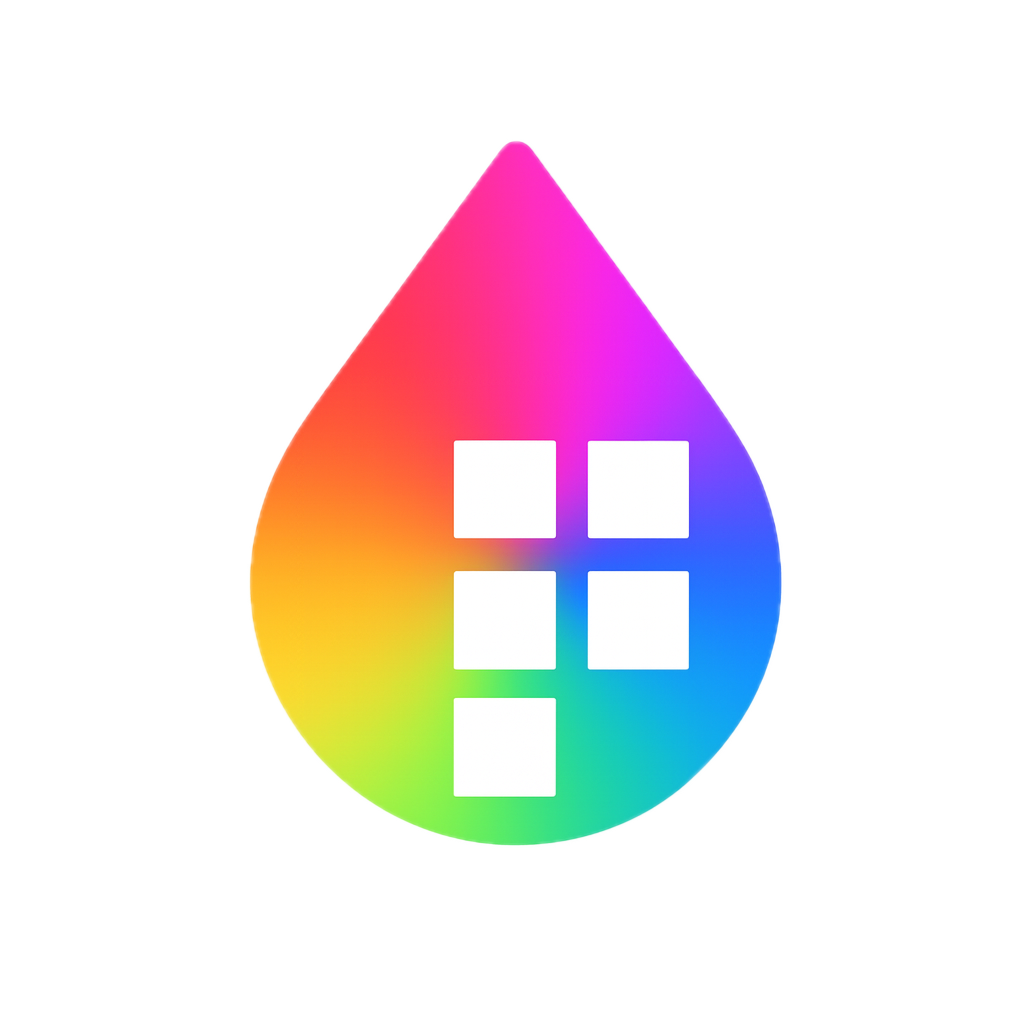 HuePickr - Product Hunt launch logo and brand identity