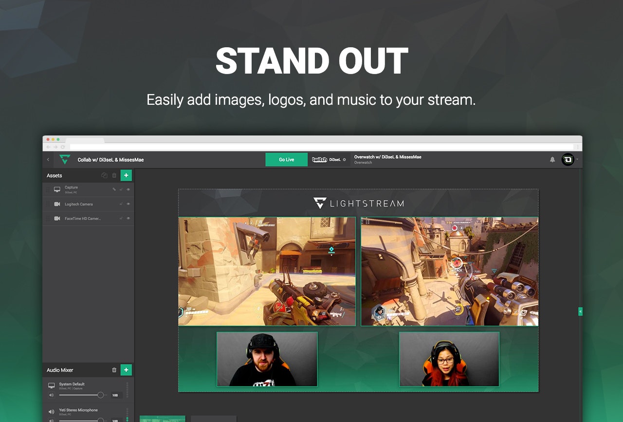 Lightstream A powerful live streaming production studio in your