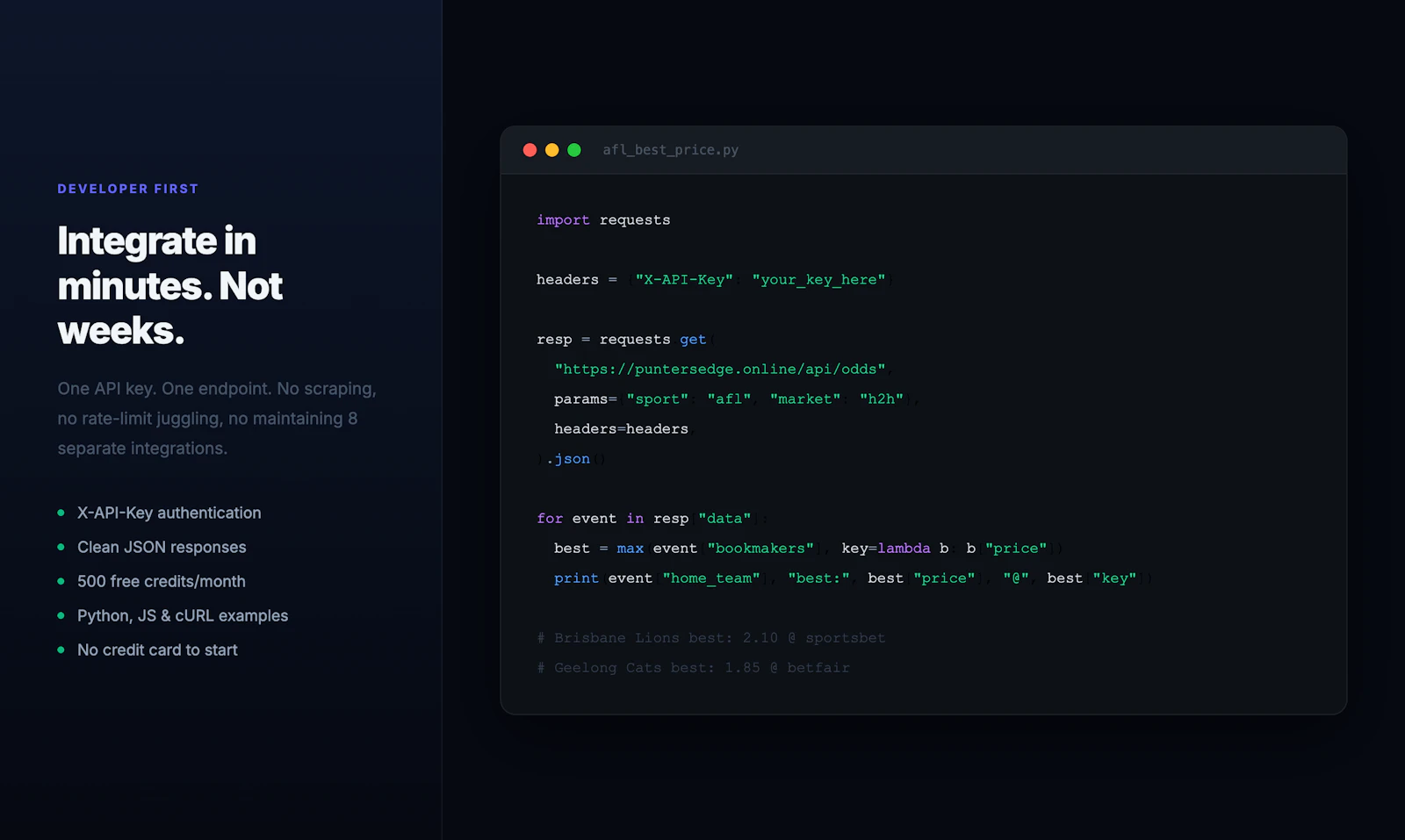 PuntersEdge screenshot 4