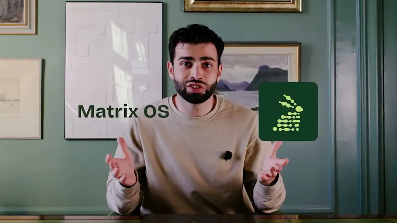 Matrix OS screenshot 1 (video preview)