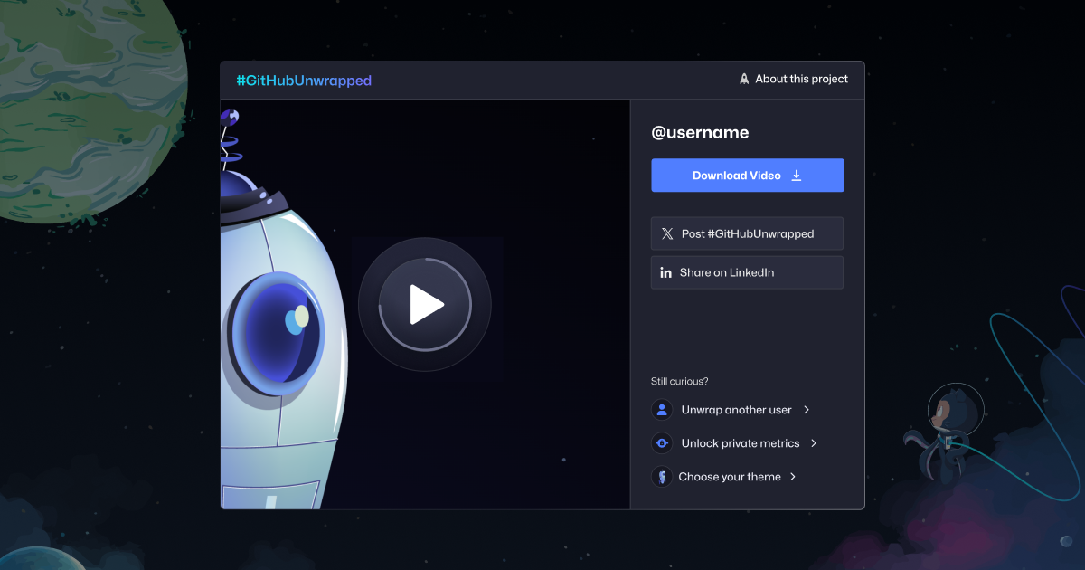 Mídia 4 de Github desembrulhado 2023 - Seu ano de codificação em revisão