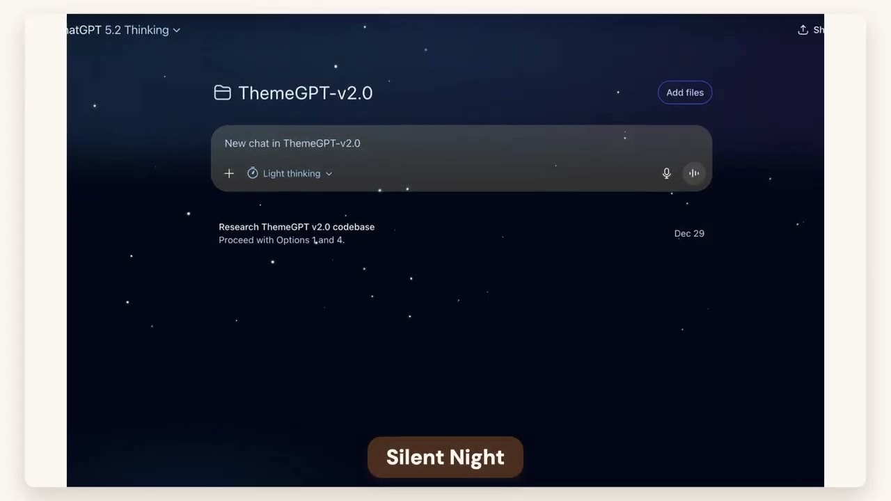 ChatGPT Themes & Dark Mode — ThemeGPT gallery image