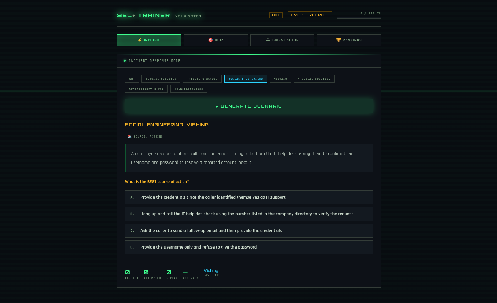 Sec+ Study Tool gallery image