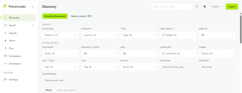 FisherLeads screenshot 2